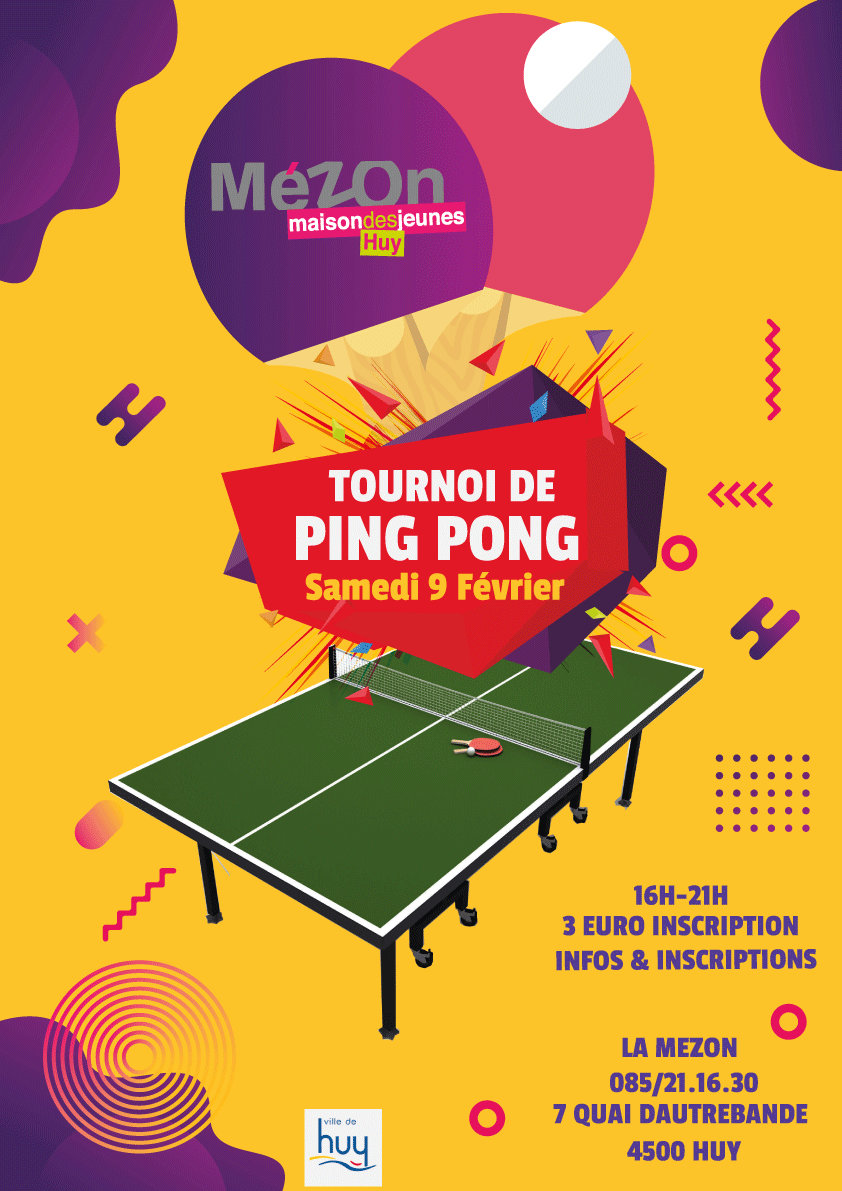 Tournoi De Ping-Pong | La Mézon